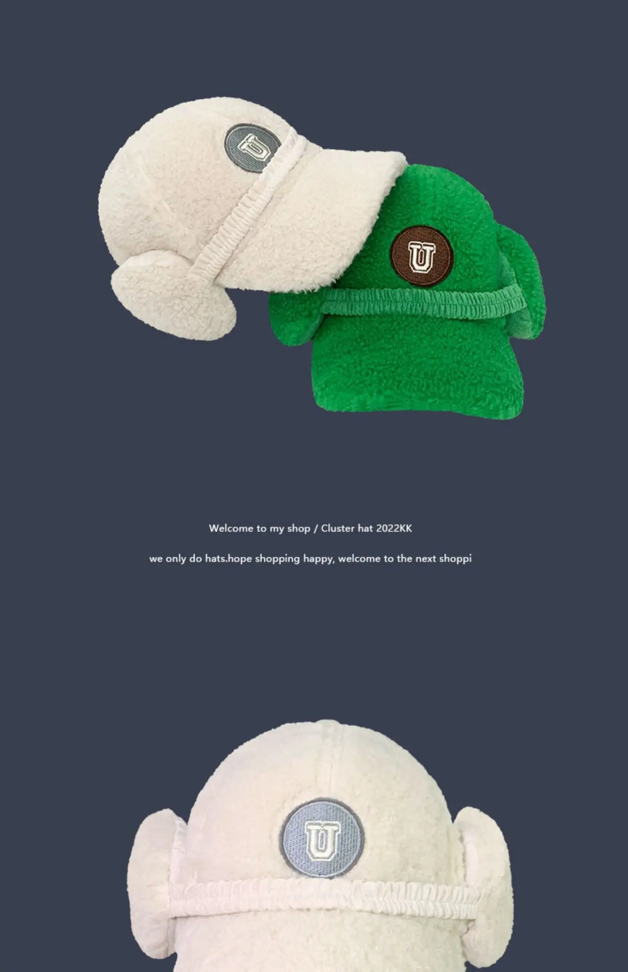 Women's Fleece Baseball Cap with Bear Ears 2025 Winter Warmth — feature 6