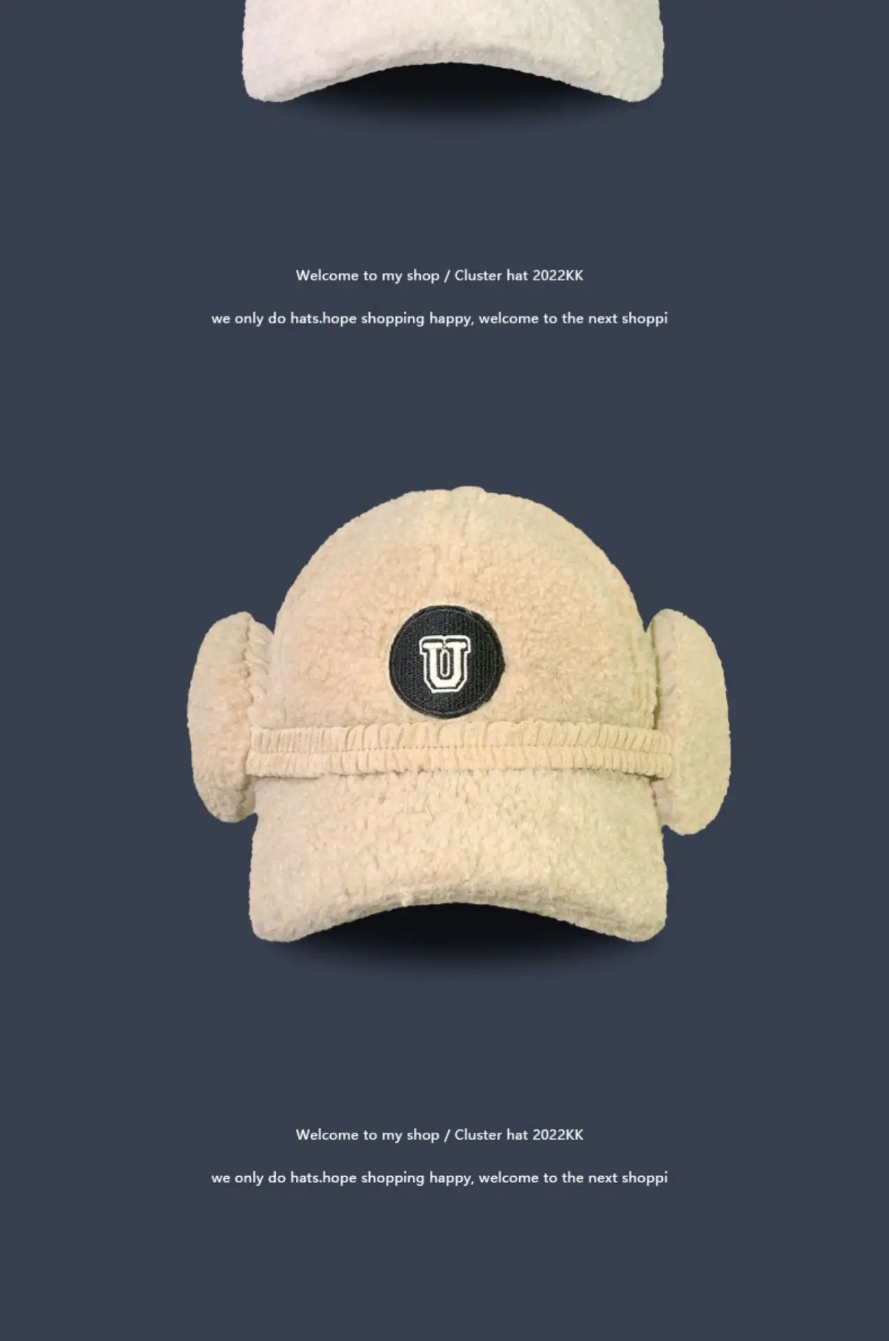 Women's Fleece Baseball Cap with Bear Ears 2025 Winter Warmth — feature 7