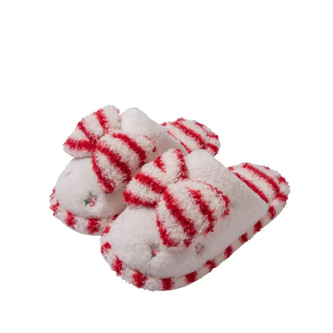 Winter Thickeneded Woolen Cotton Slippers for Women's Home Non-Slip Warm Flip-Flops Indoor and Outdoor Soft-Soled Couple Cotton Slippers - Image 10