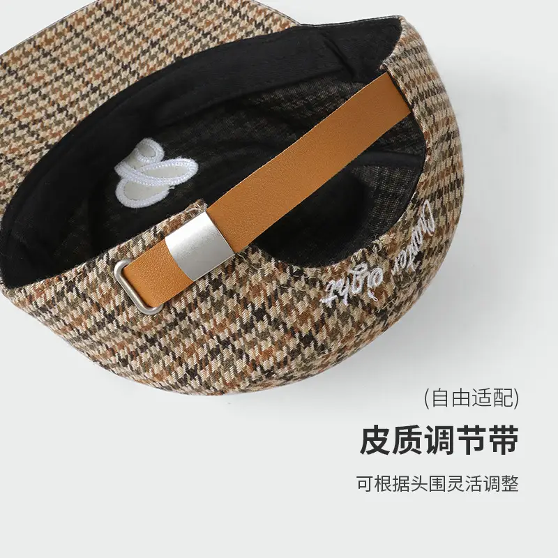 3D Embroidered Black Baseball Cap with Leopard Print - Image 8