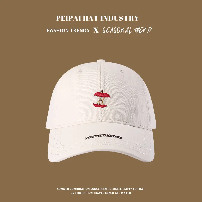 Korean Style Duckbill Cap for Women Men Maroon Black — feature 10