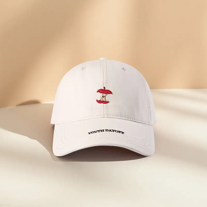 Korean Style Duckbill Cap for Women Men Maroon Black - Image 3