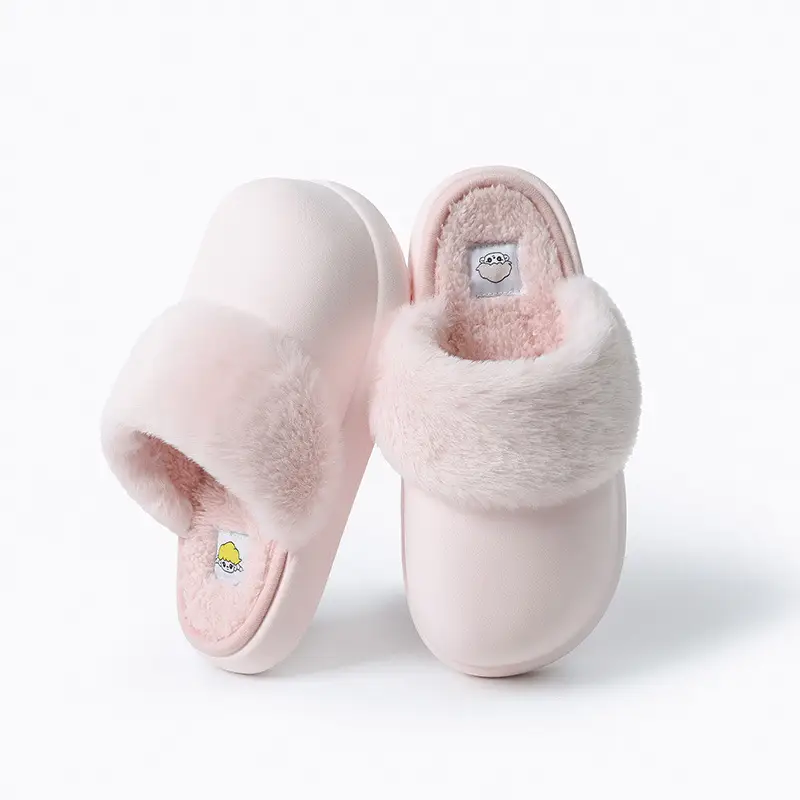 2025 Detachable Cotton Slippers for Home Use in Autumn and Winter, Men's and Women's Models, Plush, Warm, Waterproof, Detachable, Non-Slip