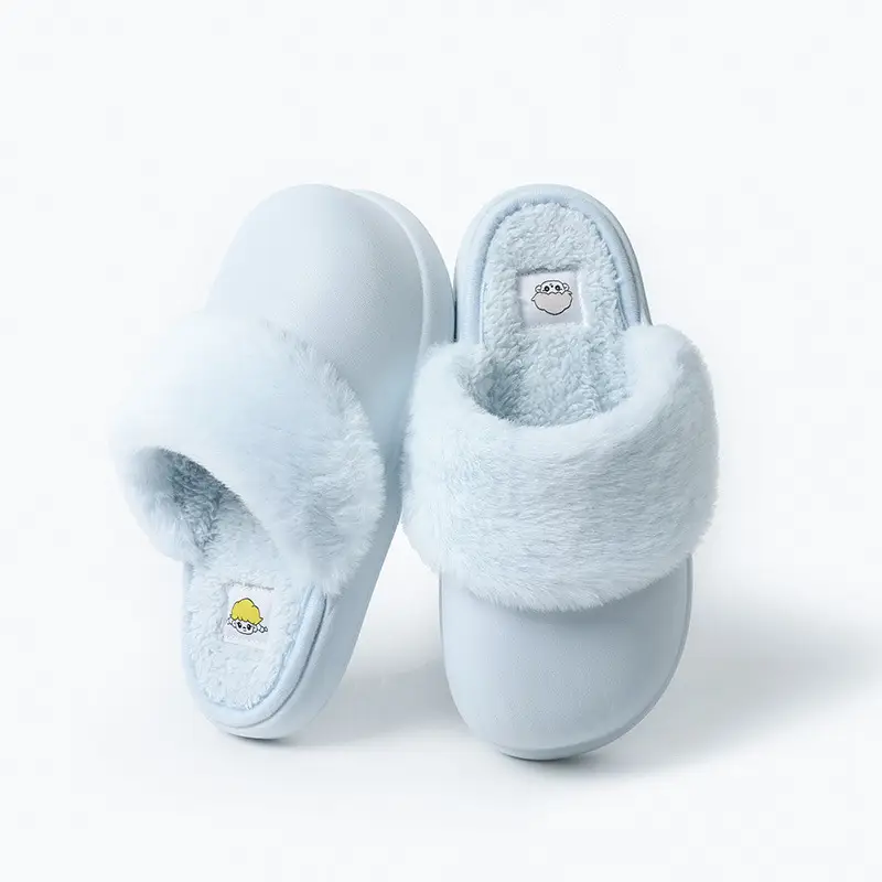 2025 Detachable Cotton Slippers for Home Use in Autumn and Winter, Men's and Women's Models, Plush, Warm, Waterproof, Detachable, Non-Slip