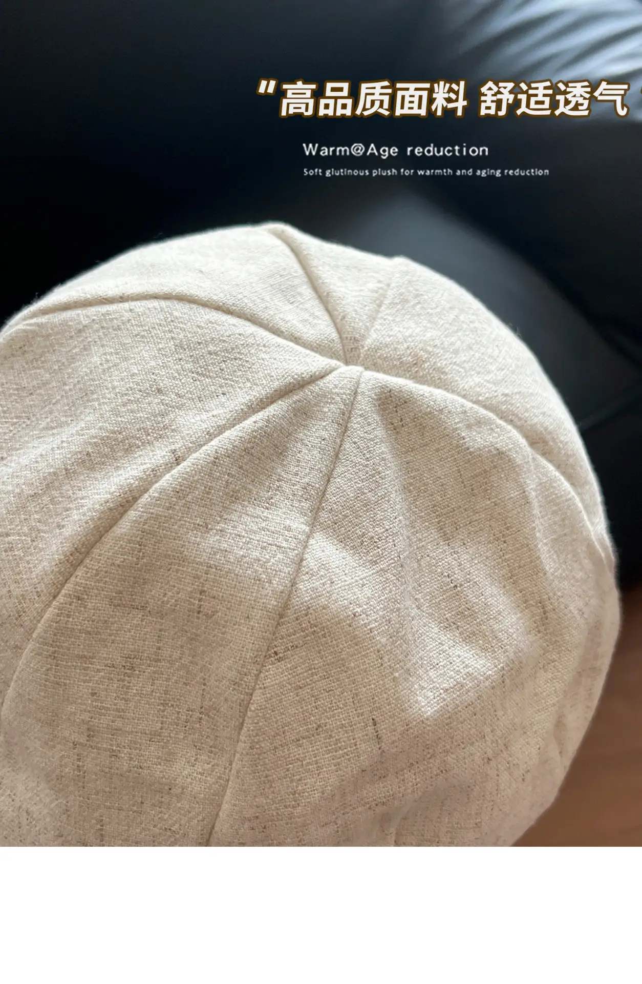 Vintage Linen Duckbill Cap for Women 2025 Lightweight Breathable Beret — feature 14