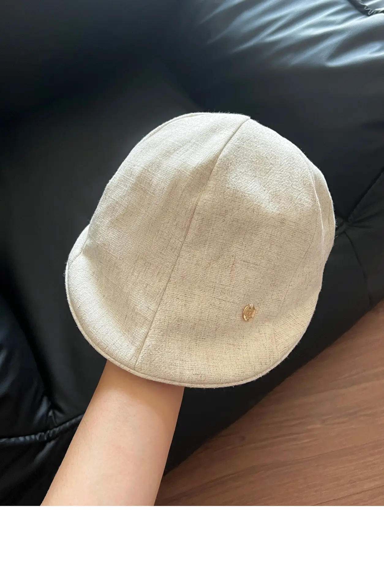 Vintage Linen Duckbill Cap for Women 2025 Lightweight Breathable Beret — feature 15