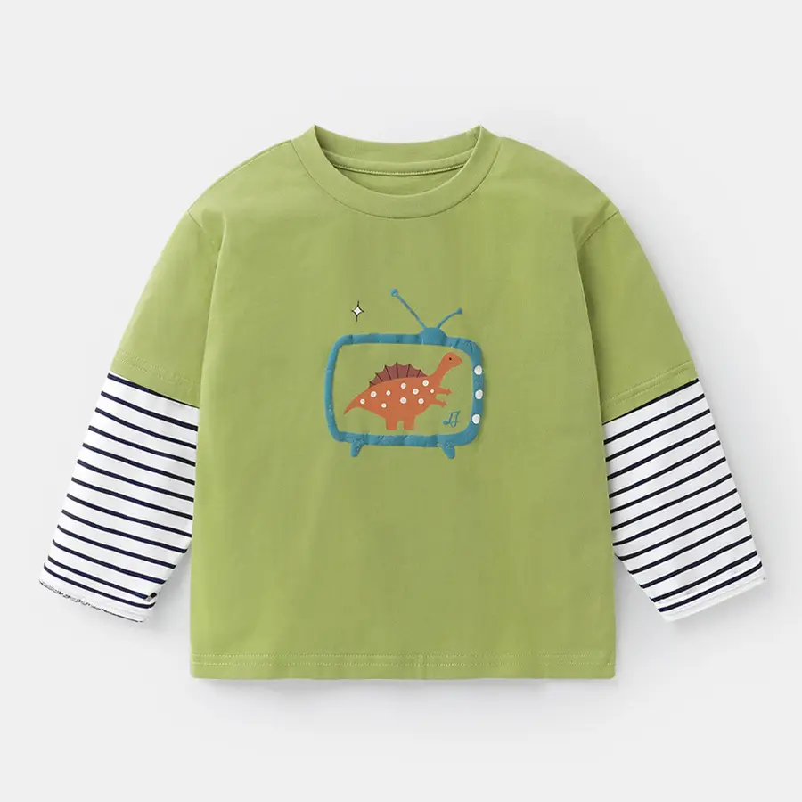 Boys Striped Cotton T-Shirt Set Right Euro 2025 - Image 6