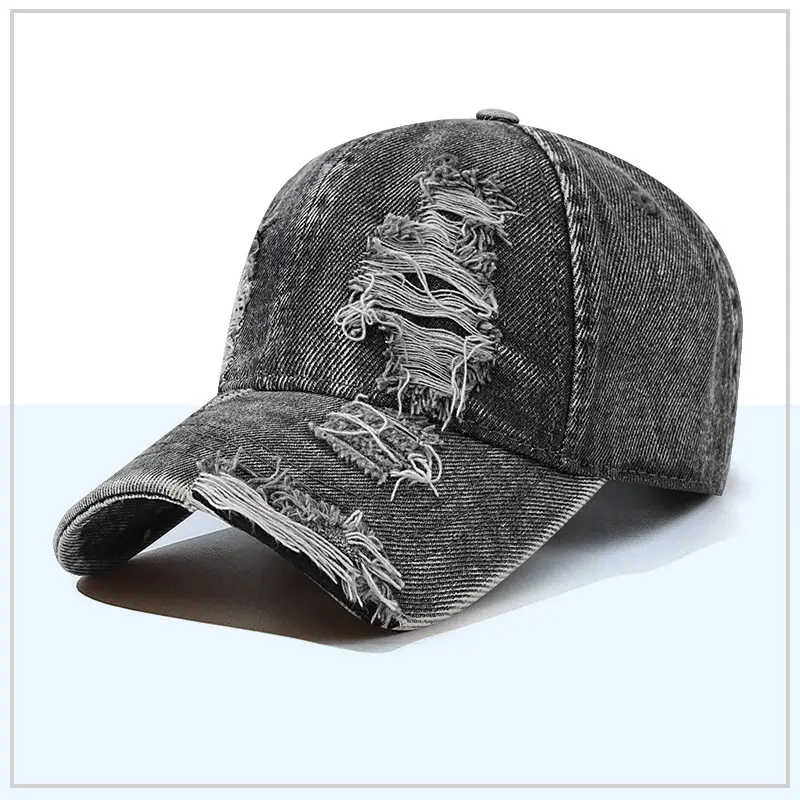 Los Angeles Faded Denim Baseball Cap for Men - Image 3