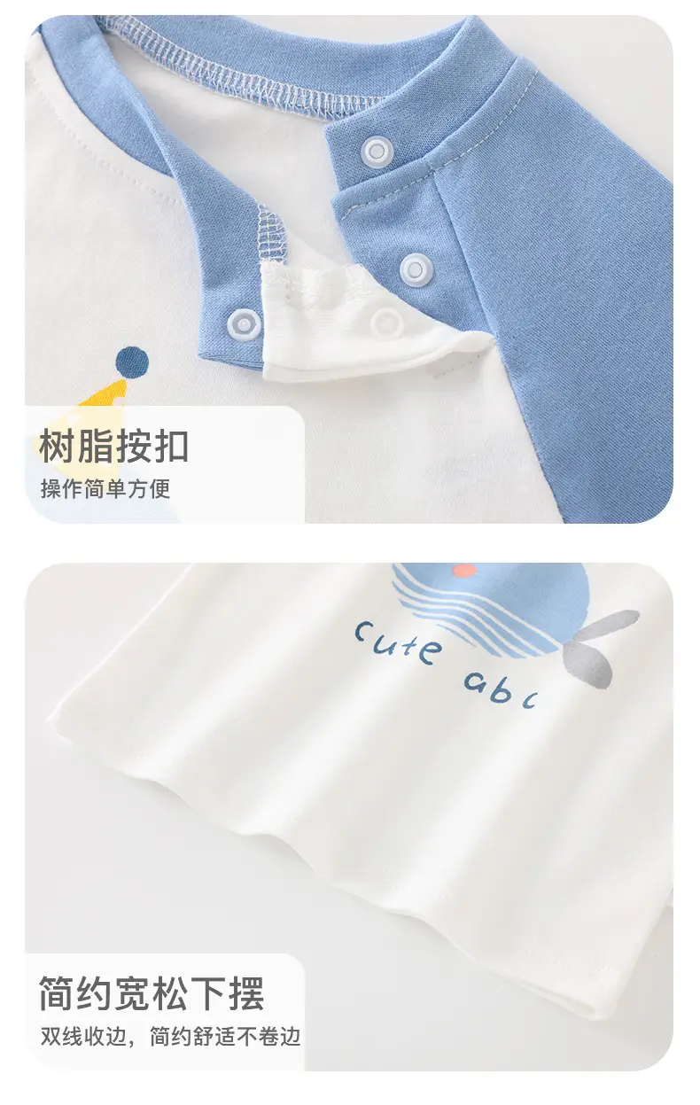 Pure Cotton Long Sleeve T-Shirt for Boys Girls Pink Baby Print — feature 12