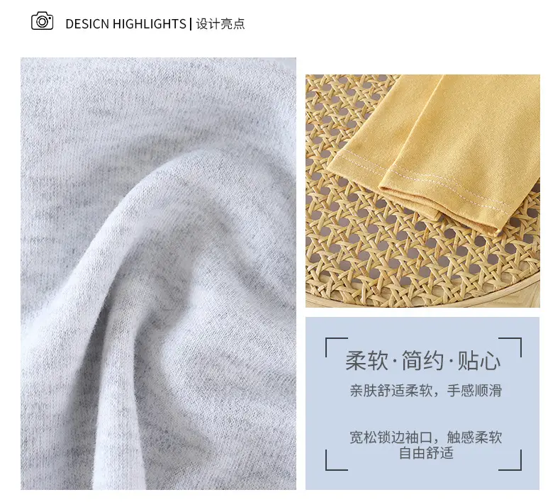 Autumn Long Sleeve T-Shirt for Boys Girls Pure Cotton — feature 2