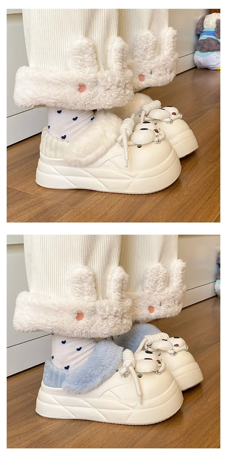 2025 Warm Winter Slippers Black with Faux Fur Lining — feature 13