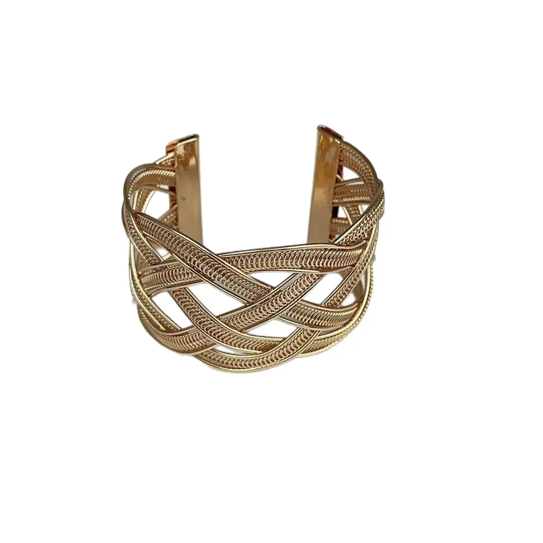 Multi-Layer Hollow Open Bracelet European and American Metal Style Fashionable Arm Ring Niche Commuter New Bracelet Bracelet for Women