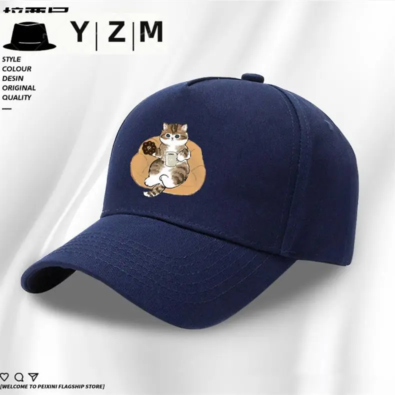 Blue Tom & Tom Cat Cap with Duckbill Design — feature 10