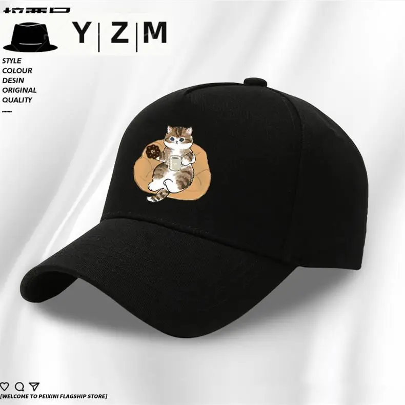 Blue Tom & Tom Cat Cap with Duckbill Design — feature 15