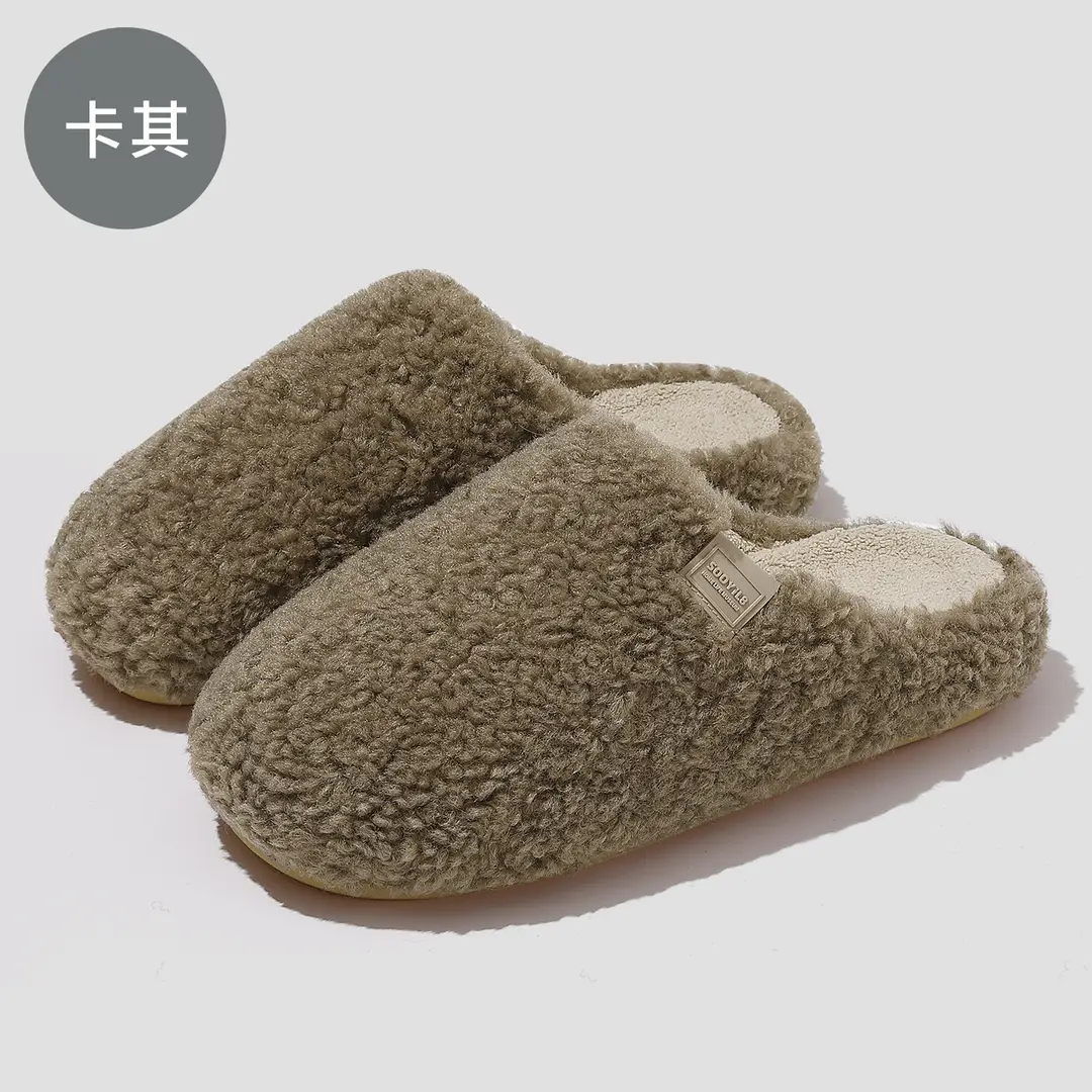 Women's Non-Stuffy Cotton Slippers 2025 New Autumn and Winter Indoor Home Plush Warm Anti-Slip Household Cotton Slippers - Image 2