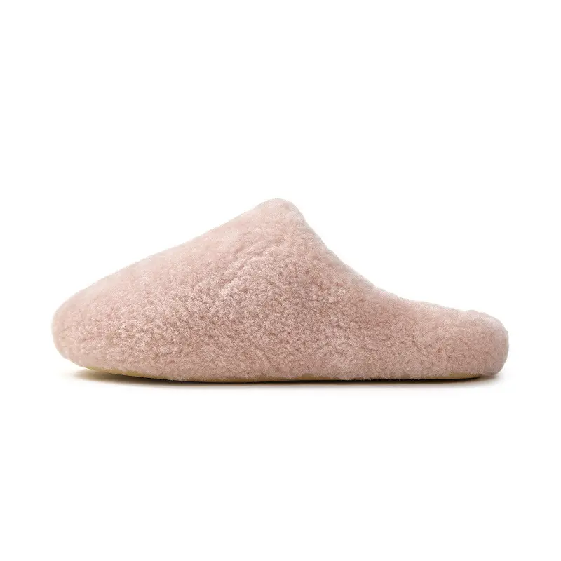 Women Cotton Slippers Autumn Winter Warm Closed Toe
