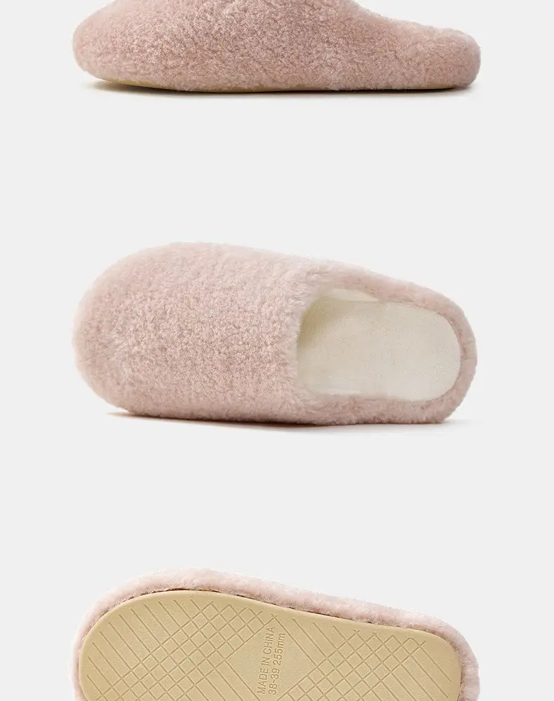 Women Cotton Slippers Autumn Winter Warm Closed Toe — feature 13