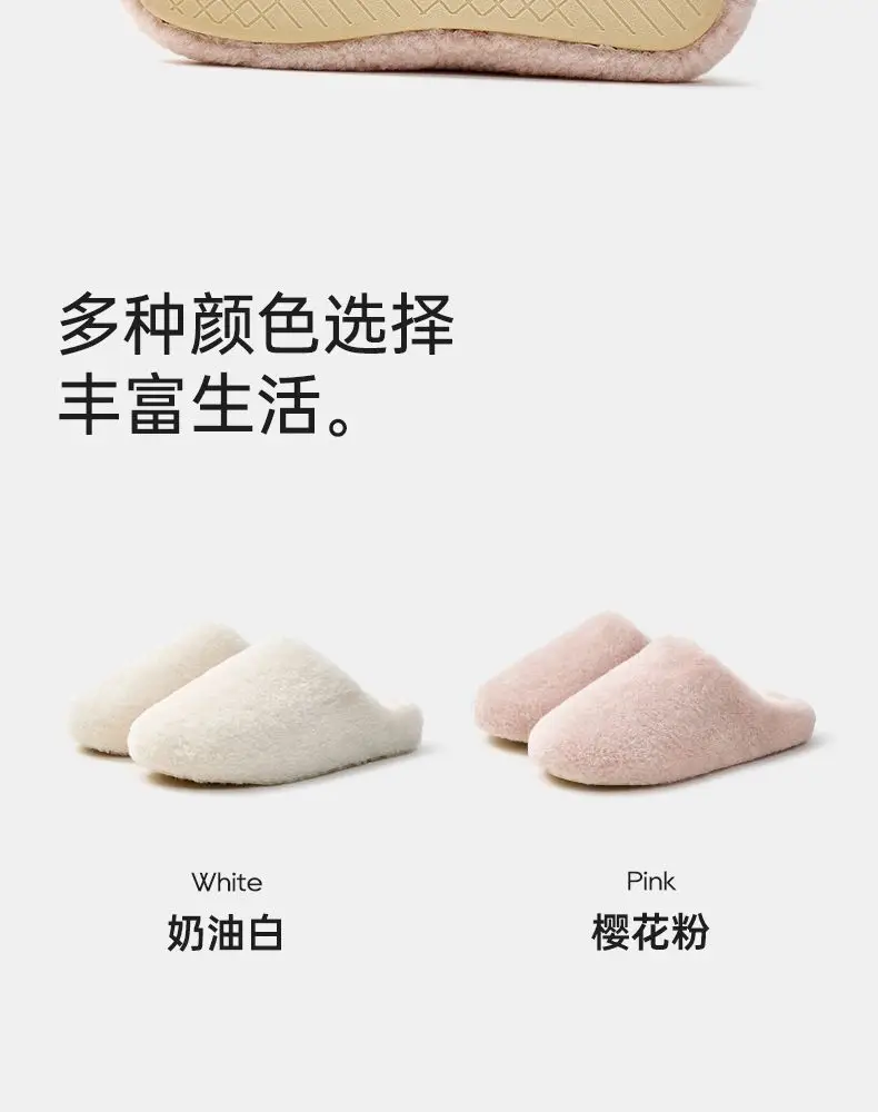 Women Cotton Slippers Autumn Winter Warm Closed Toe — feature 14