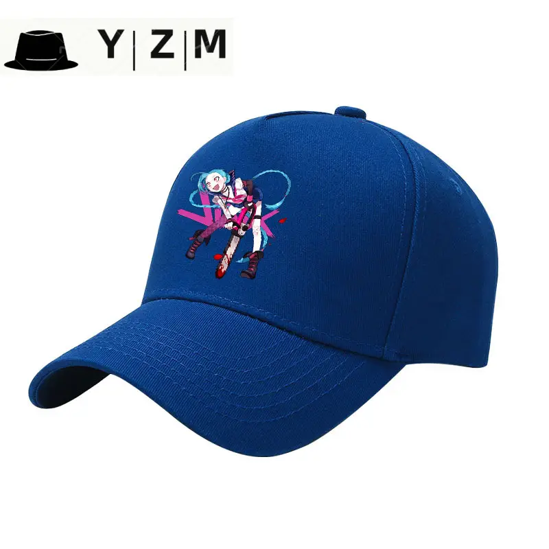 Yizhimei Jinx Printed Baseball Cap Blue