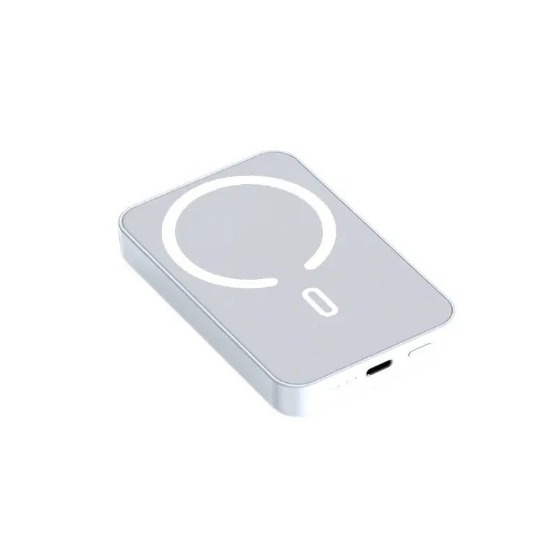 Wholesale Magnetic Wireless Magsafe Power Bank 10000 Mah Ultra-Thin Fast Charging Mobile Power Supply Cross-Border Customization - Image 8