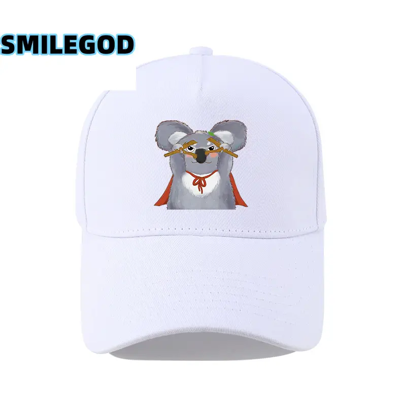 Cute Cat Print Baseball Cap Black for Men Women - Image 10