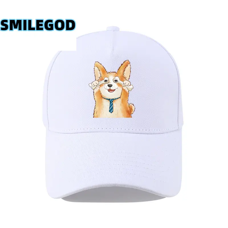Cute Cat Print Baseball Cap Black for Men Women - Image 12