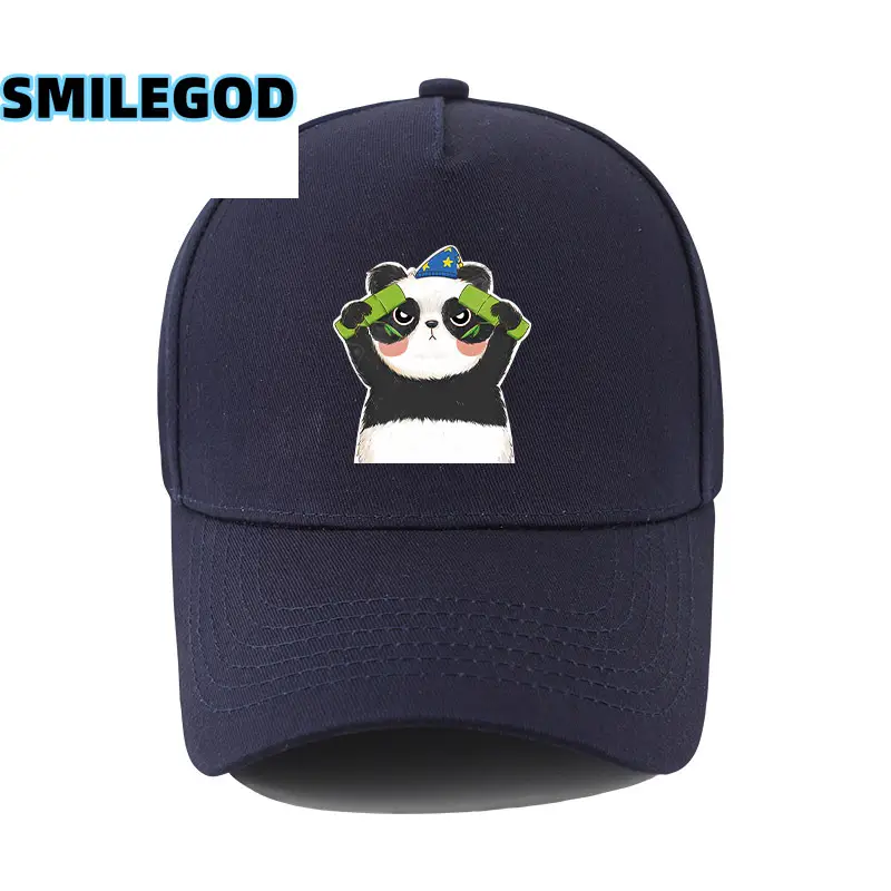 Cute Cat Print Baseball Cap Black for Men Women - Image 13