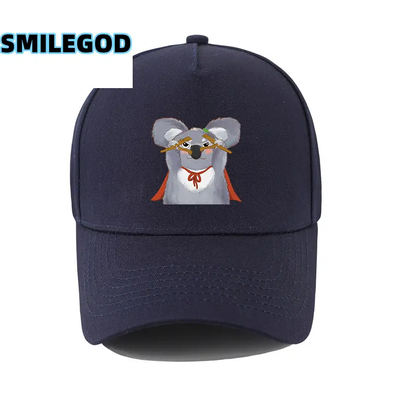 Cute Cat Print Baseball Cap Black for Men Women - Image 14