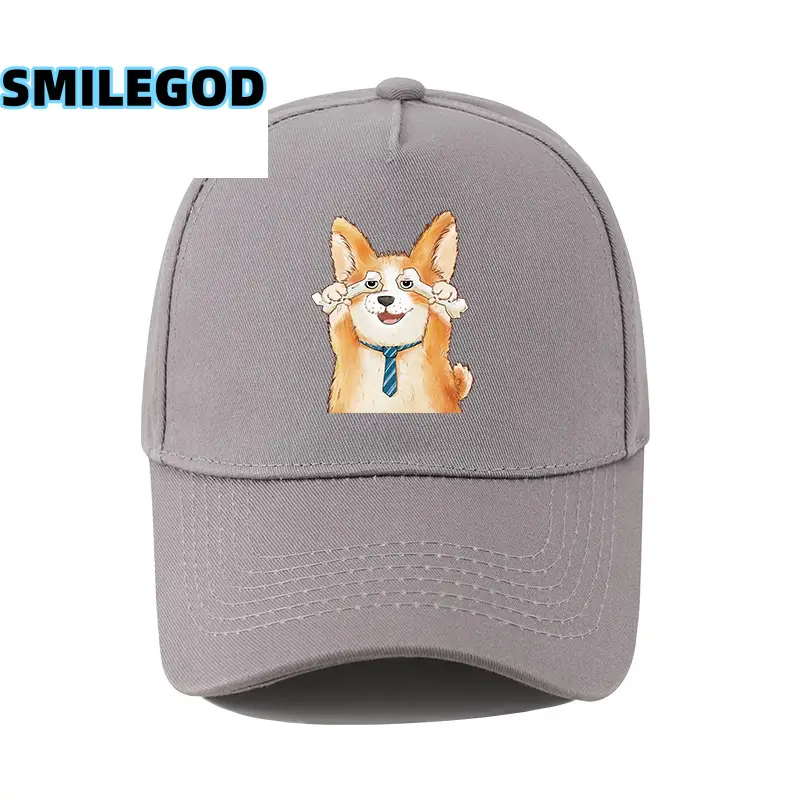 Cute Cat Print Baseball Cap Black for Men Women - Image 20