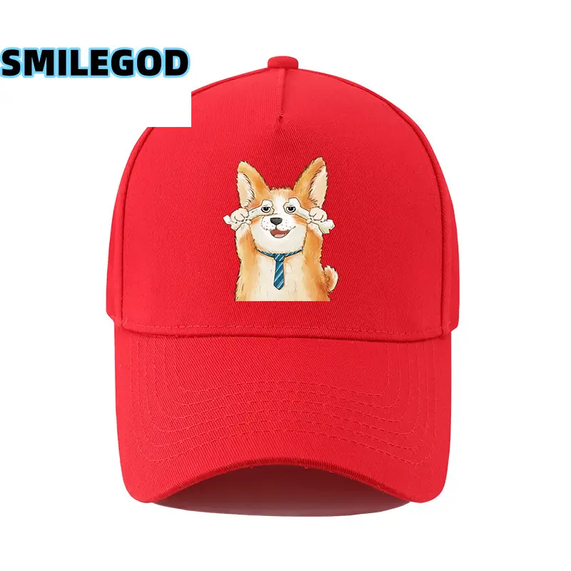 Cute Cat Print Baseball Cap Black for Men Women - Image 4