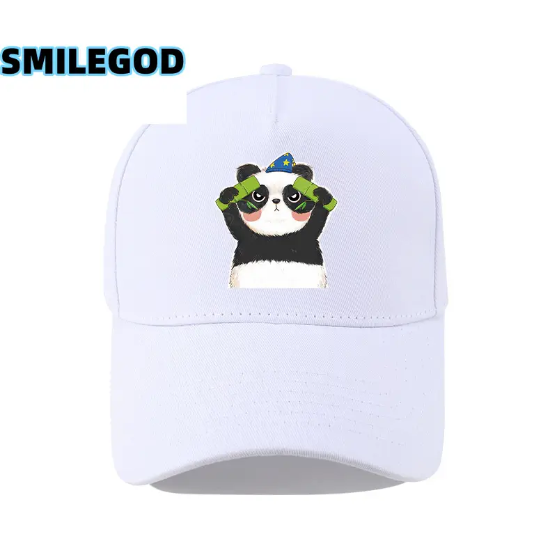 Cute Cat Print Baseball Cap Black for Men Women - Image 9
