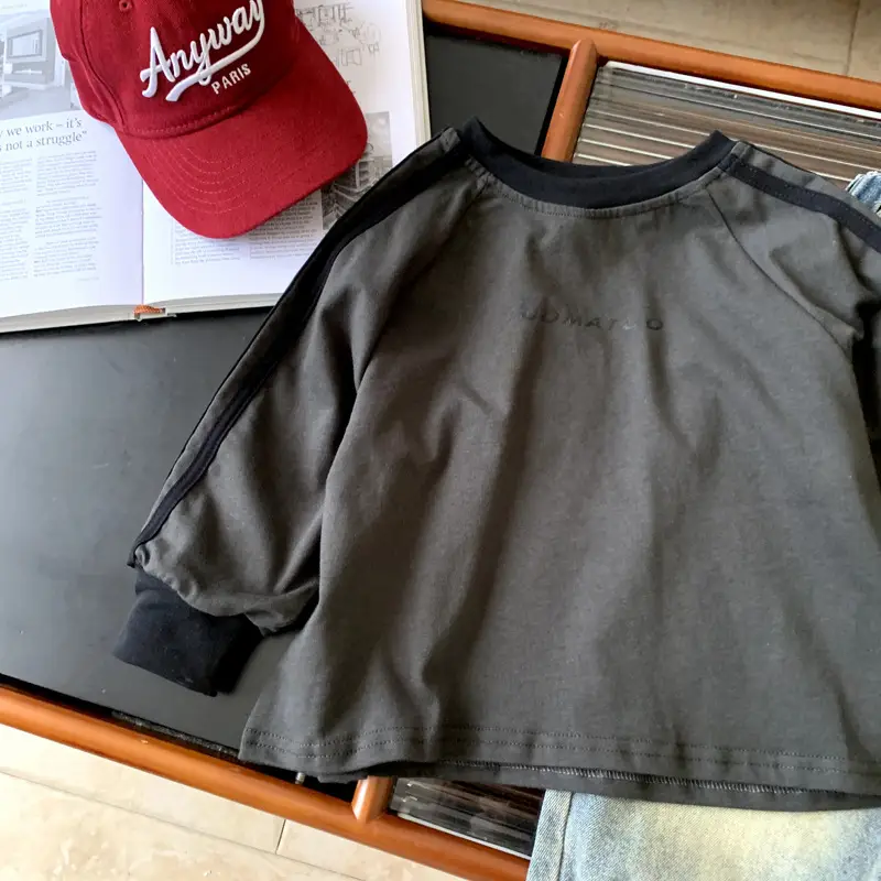 Boys Round Neck Sweatshirt Spring Autumn 2025 — feature 3