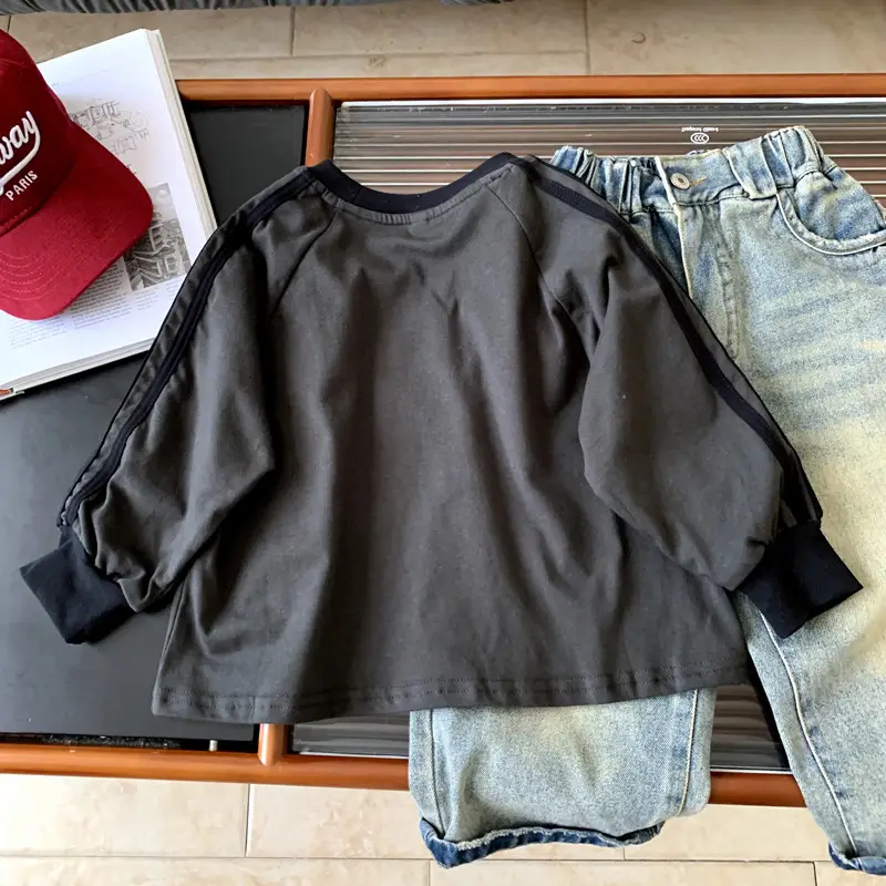 Boys Round Neck Sweatshirt Spring Autumn 2025 — feature 8