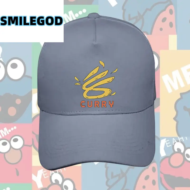 Men's Red Curry Logo Baseball Cap - Image 4