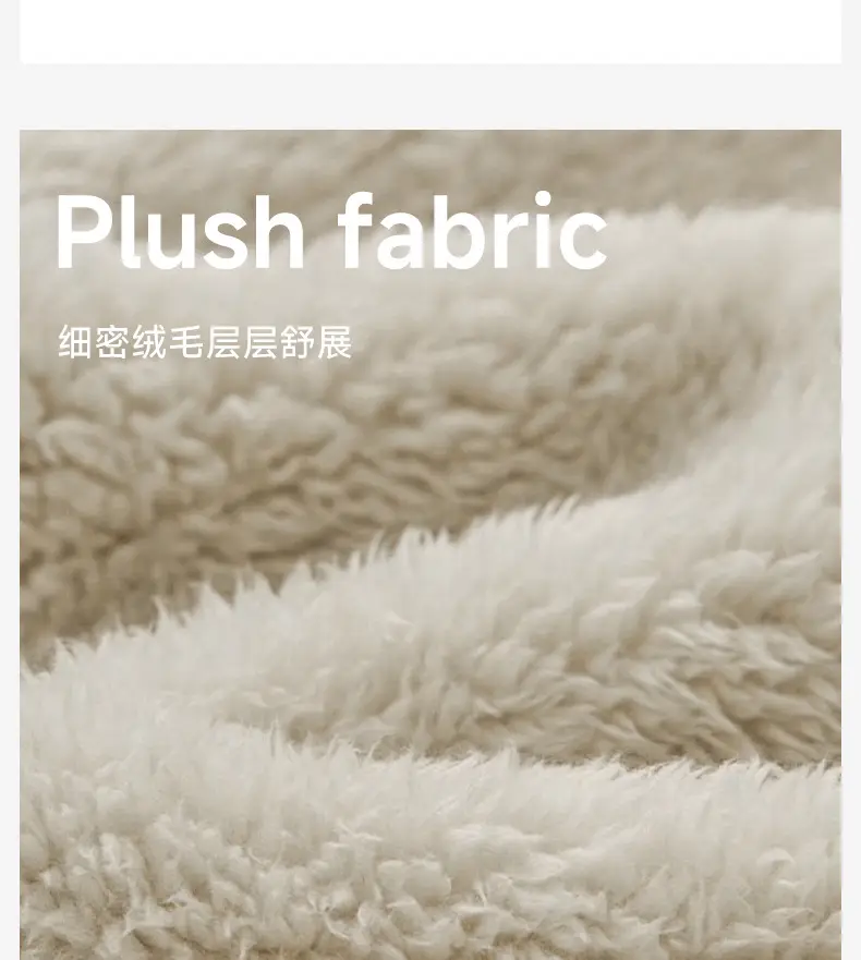 Couple's Home Cotton Slippers for Women, Winter Indoor Non-Slip Home Plush Slippers for Men, Winter Plush Warm Plush Slippers — feature 3