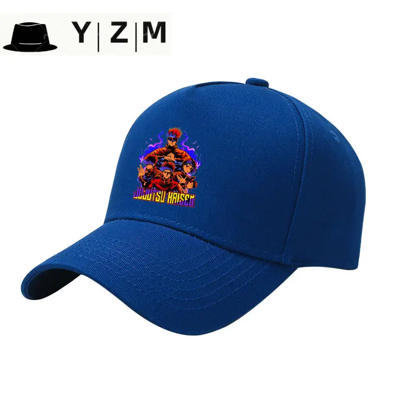 Anime Collaboration Baseball Cap with Izumi, Jujutsu Kaisen, Gojo Satoru, Fushiguro Megumi, Japanese Style Sunshade and UV Protection