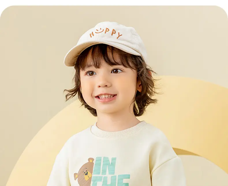 Kids Sweatshirt Yellow Camel Print Long Sleeve — feature 31