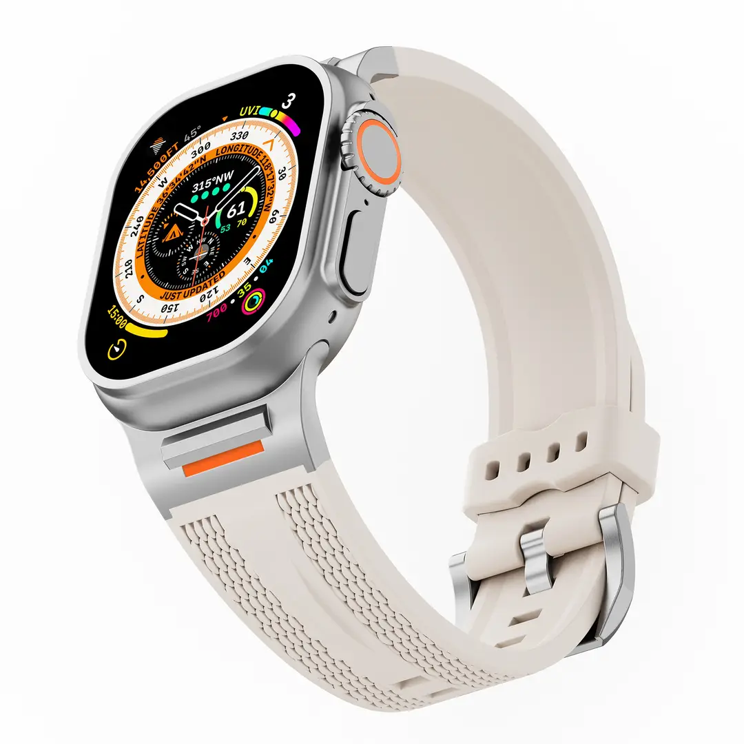 Suitable for Apple Watch 456789 Generation Watch iWatch Explorer Series No. 3 Silicone Apple Watch Strap