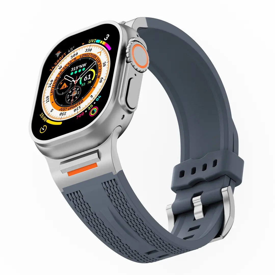 Suitable for Apple Watch 456789 Generation Watch iWatch Explorer Series No. 3 Silicone Apple Watch Strap