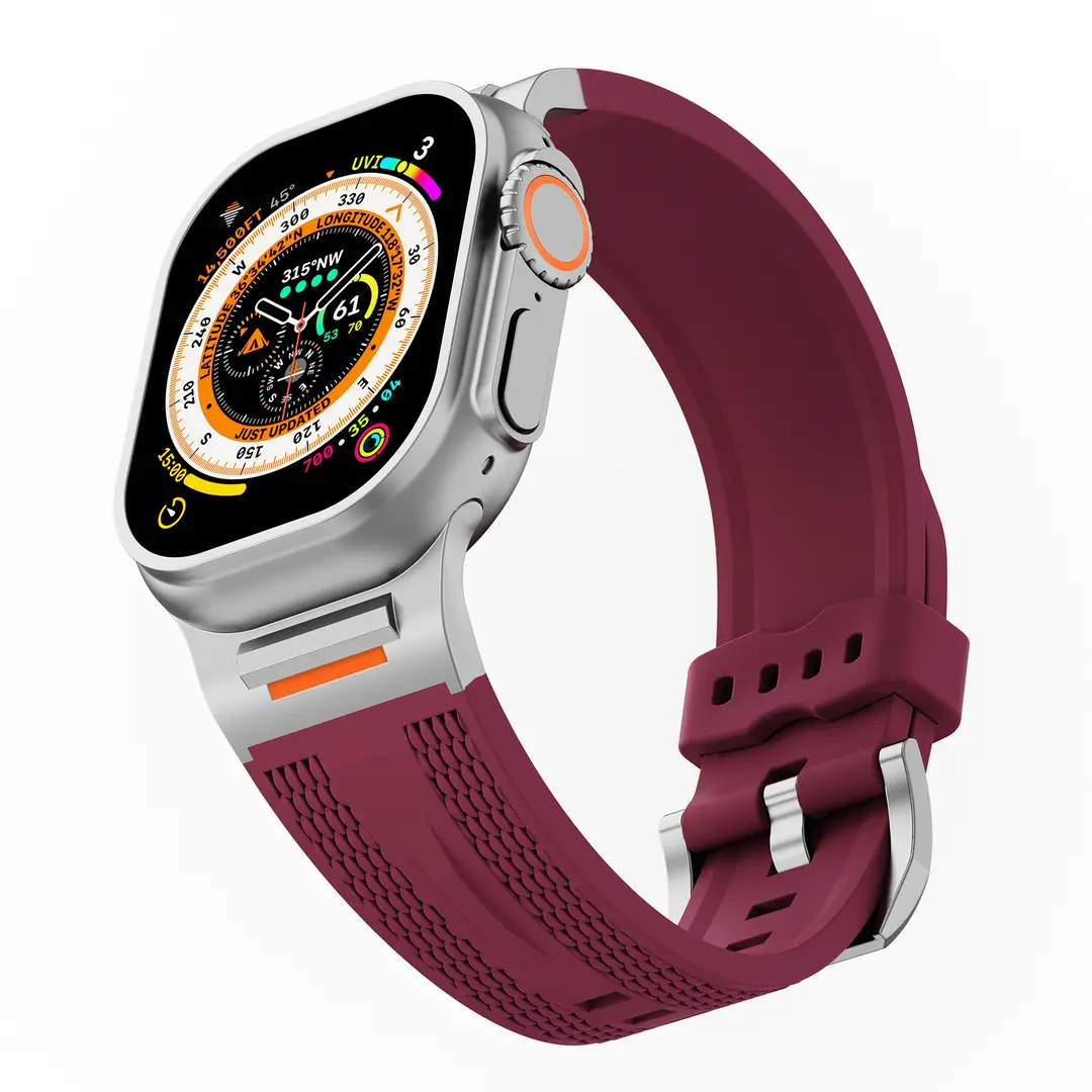 Suitable for Apple Watch 456789 Generation Watch iWatch Explorer Series No. 3 Silicone Apple Watch Strap