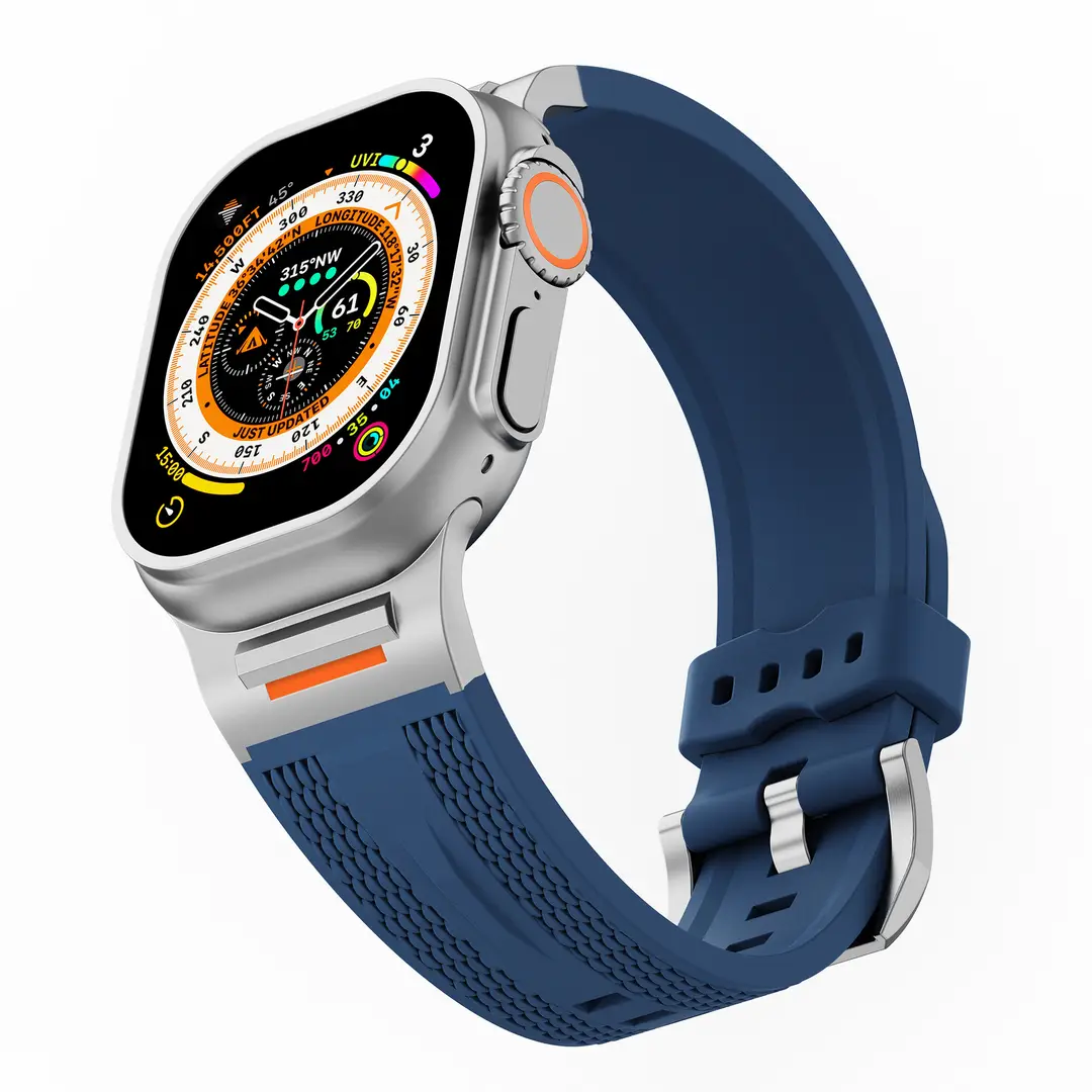 Suitable for Apple Watch 456789 Generation Watch iWatch Explorer Series No. 3 Silicone Apple Watch Strap