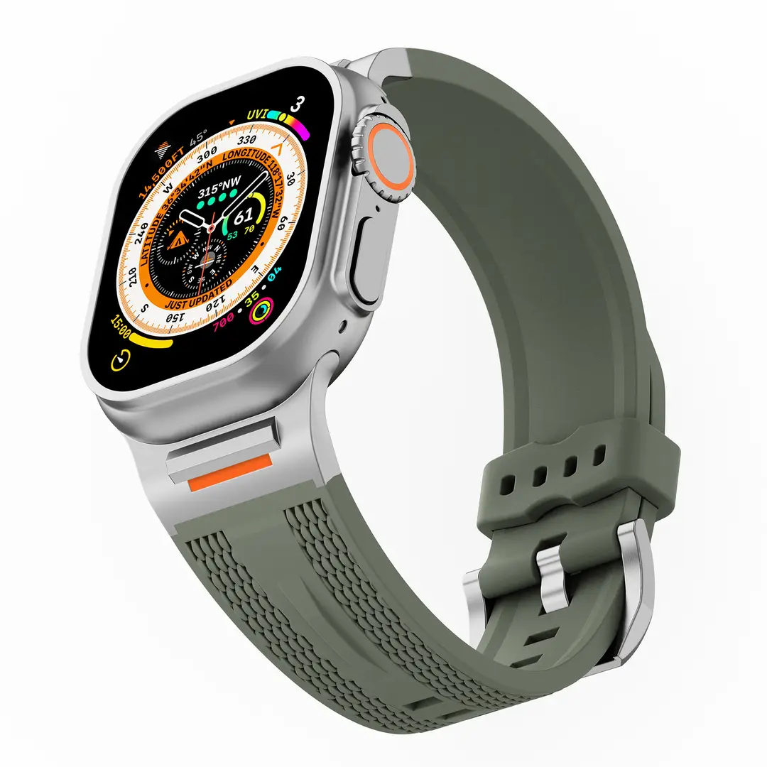 Suitable for Apple Watch 456789 Generation Watch iWatch Explorer Series No. 3 Silicone Apple Watch Strap