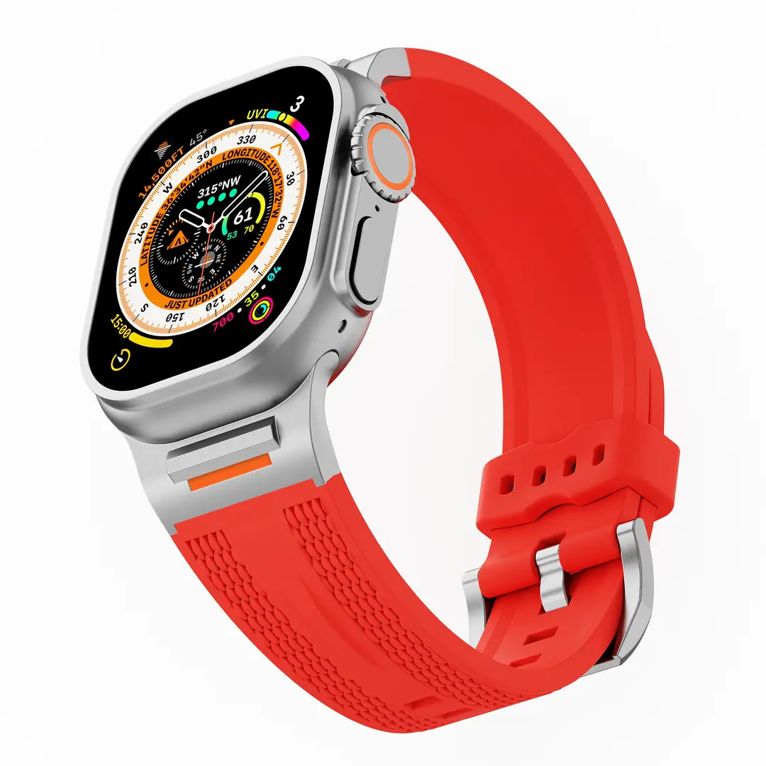 Suitable for Apple Watch 456789 Generation Watch iWatch Explorer Series No. 3 Silicone Apple Watch Strap