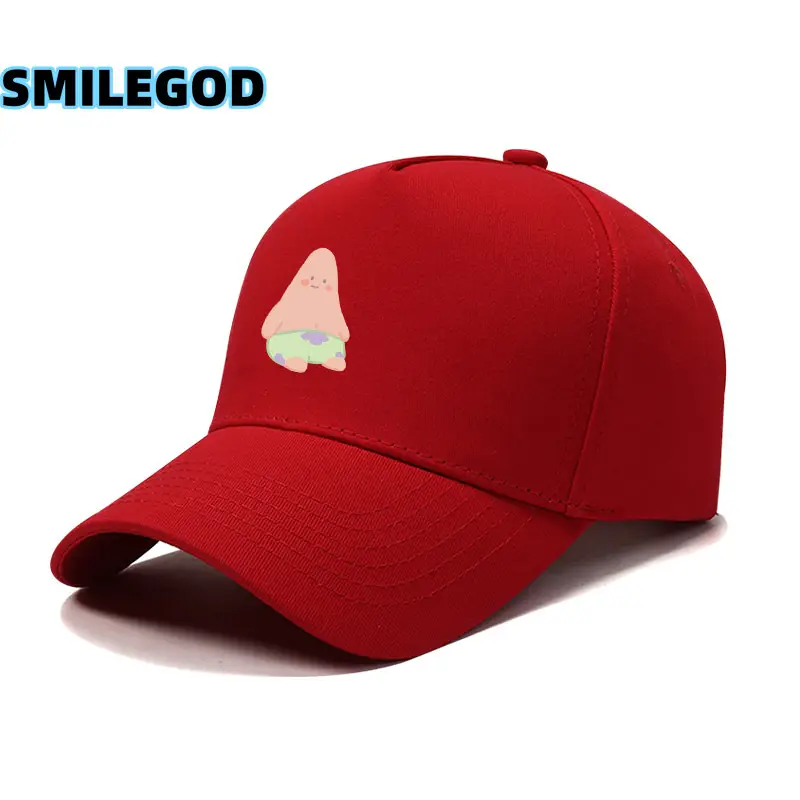 Spongebob Hat Red Baseball Cap for Men Women - Image 18