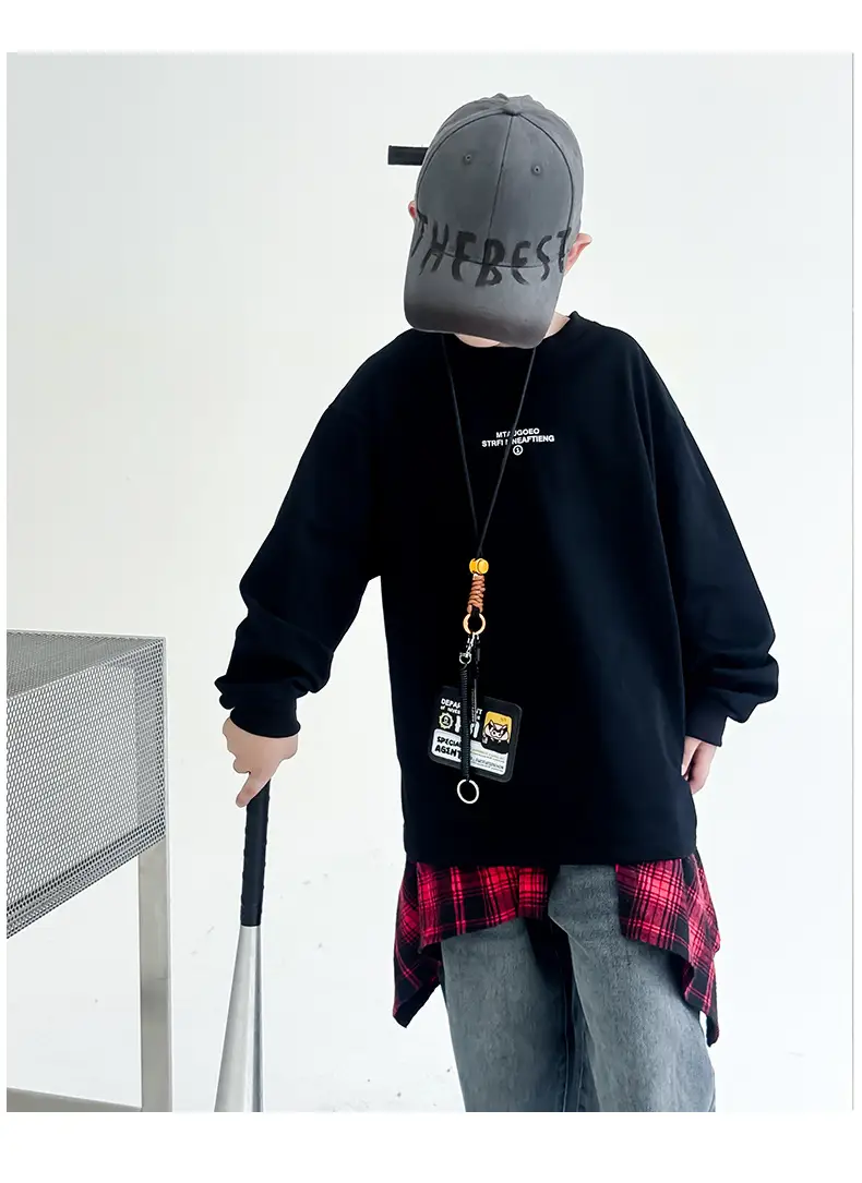 Boys Long Sleeve T-Shirt White Graphic Spring Autumn 2025 — feature 10