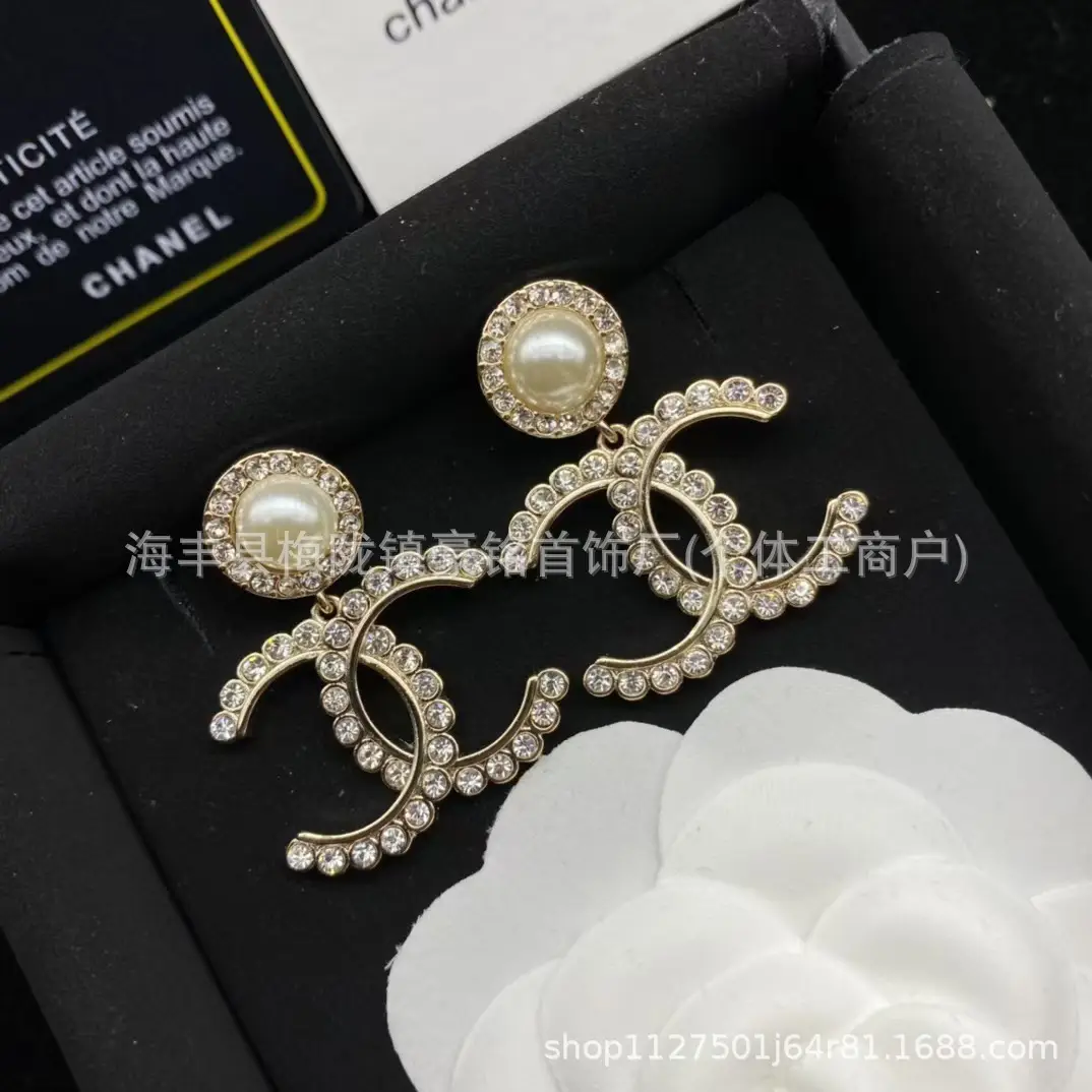Pearl Pentagram Earrings High Quality Small - Image 20
