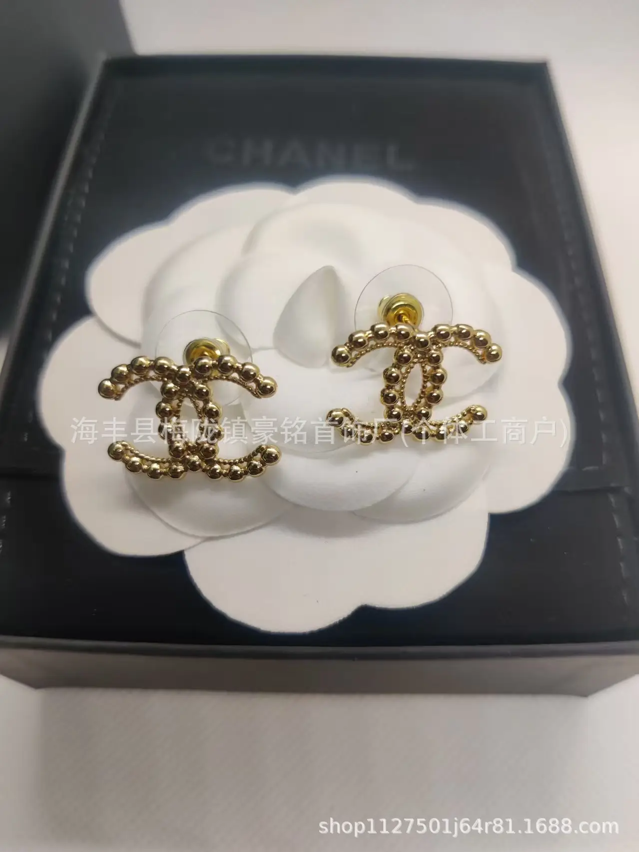 Pearl Pentagram Earrings High Quality Small - Image 4