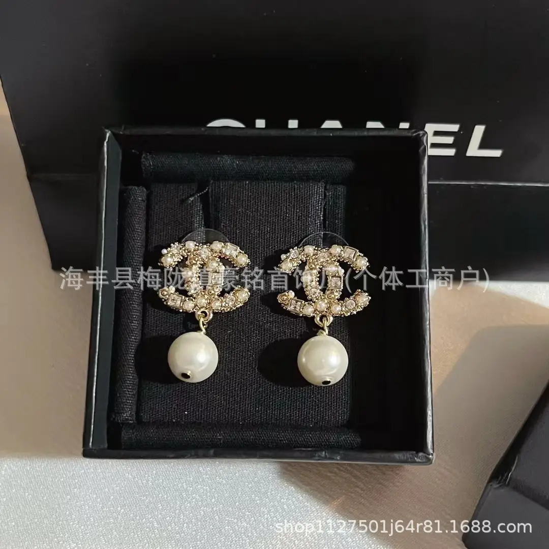 Pearl Pentagram Earrings High Quality Small - Image 62