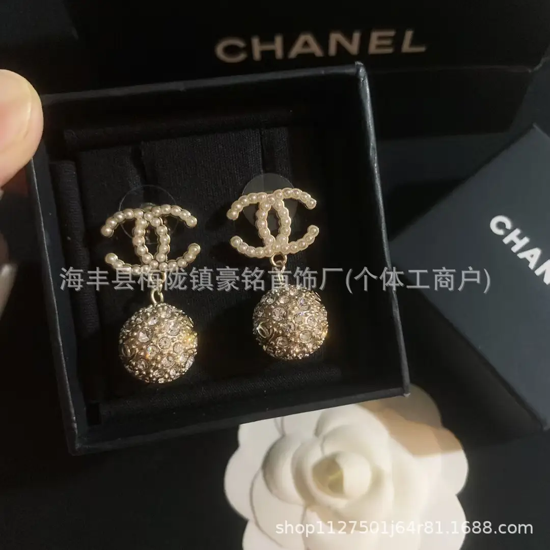 Pearl Pentagram Earrings High Quality Small - Image 69