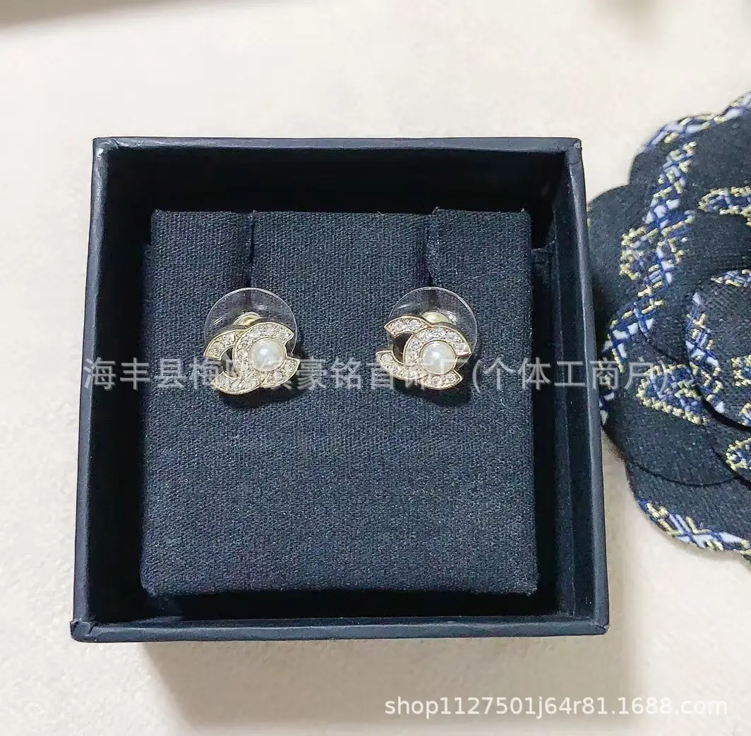Pearl Pentagram Earrings High Quality Small - Image 71